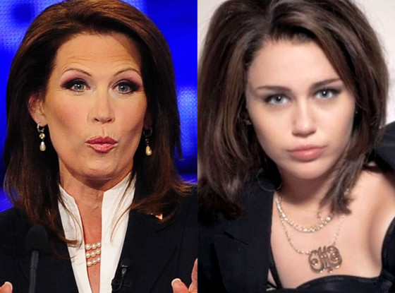 Michelle Bachmann, Miley Cyrus, Saturday Night Live Michelle Bachmann, Miley Cyrus, Saturday Night Live